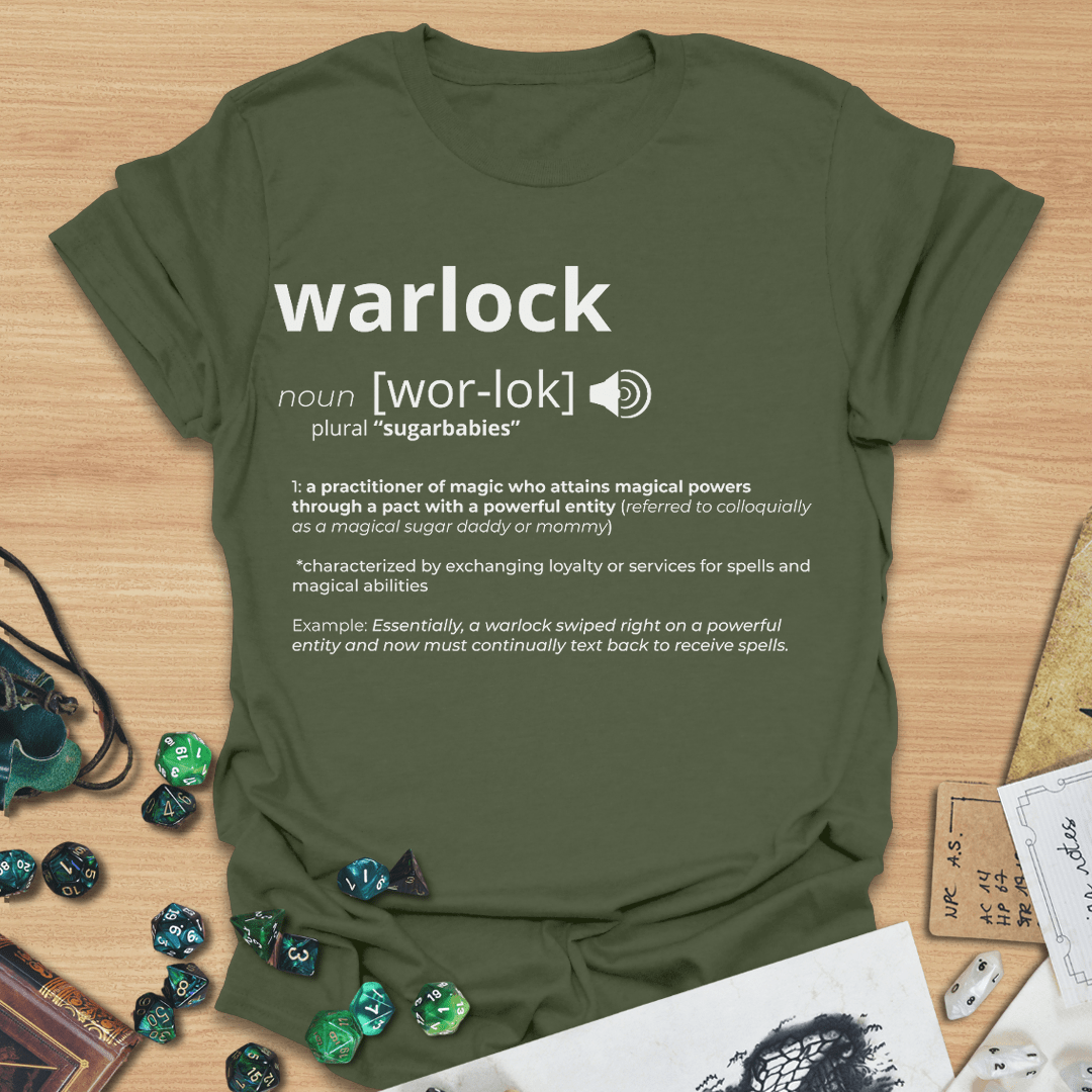 Warlock Definition T-Shirt