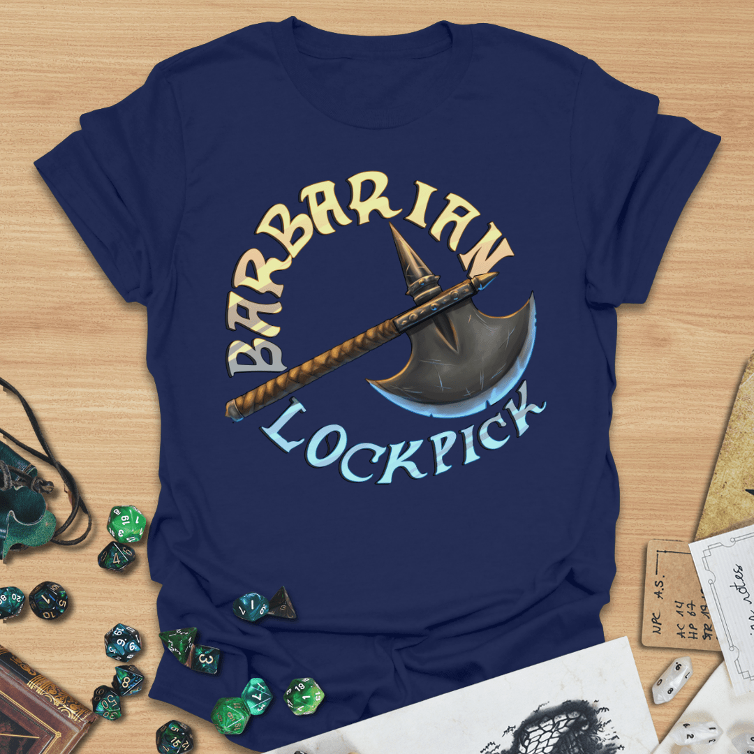 Barbarian Lockpick Comic T-Shirt