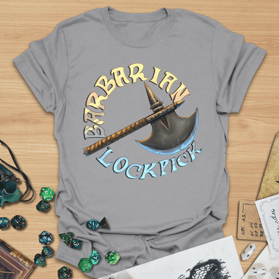 Barbarian Lockpick Comic T-Shirt