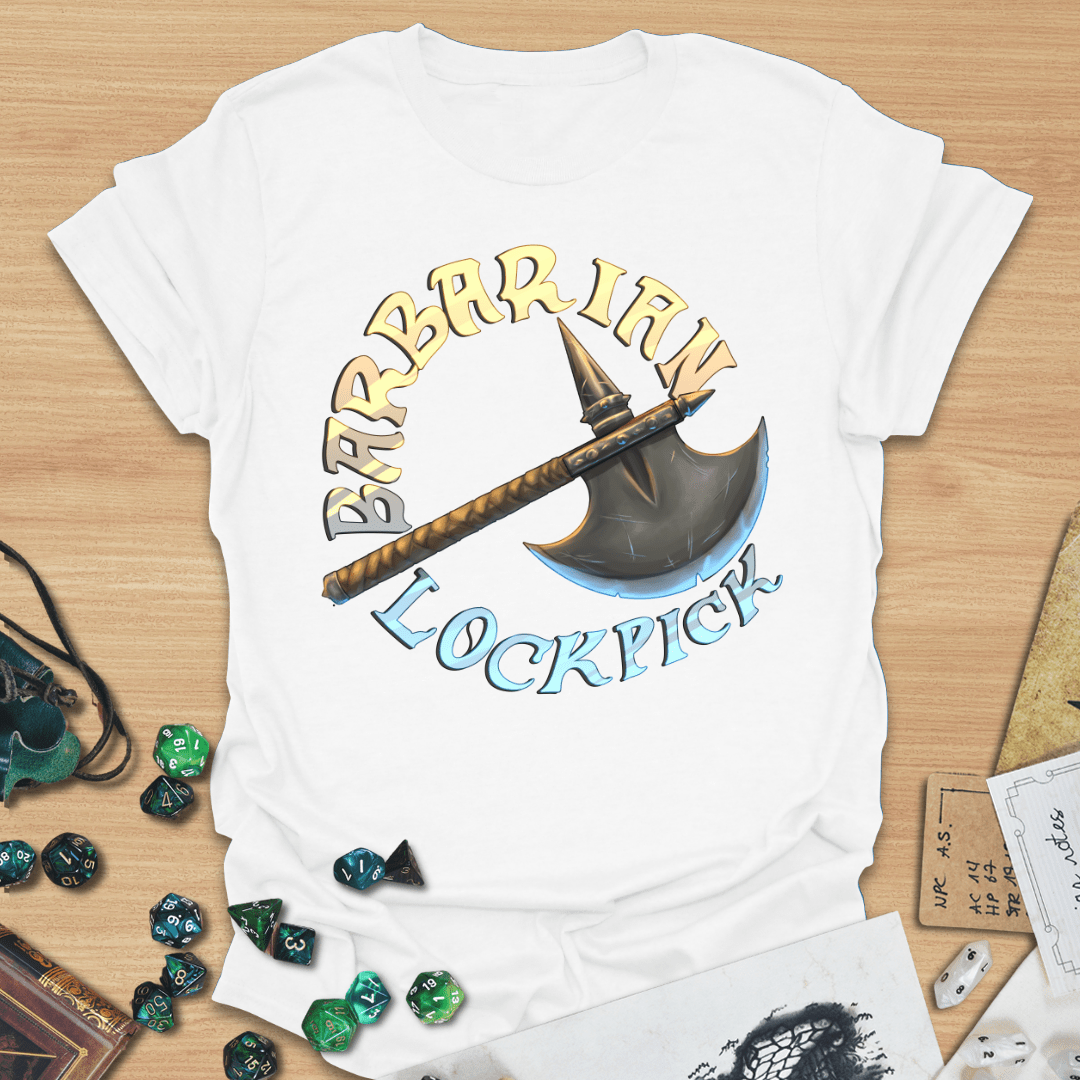 Barbarian Lockpick Comic T-Shirt