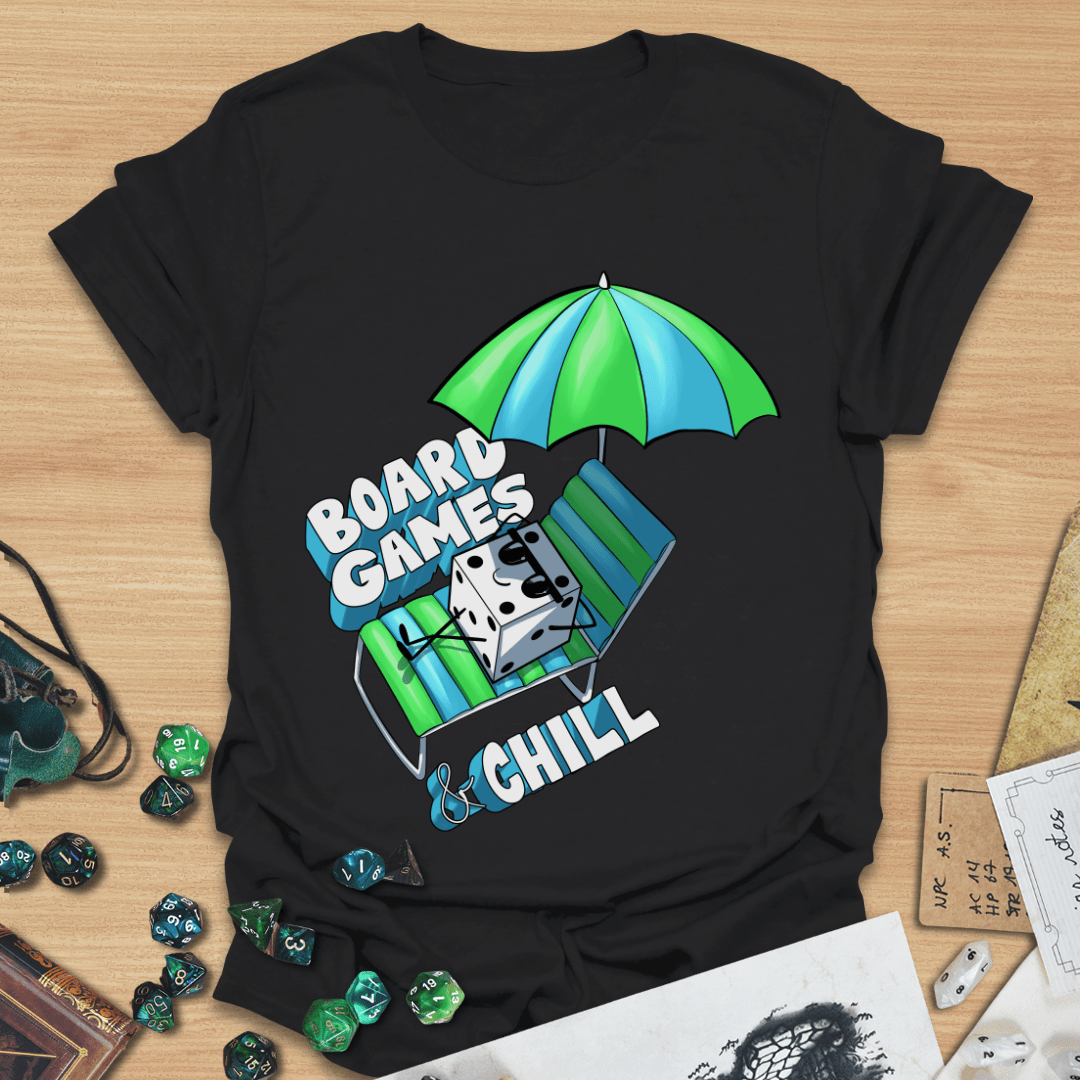 Board Games and Chill Umbrella T-Shirt