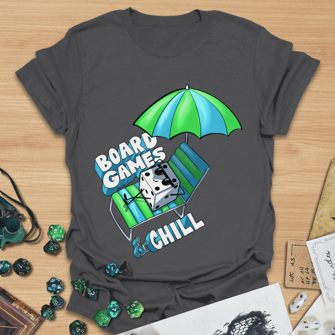 Board Games and Chill Umbrella T-Shirt