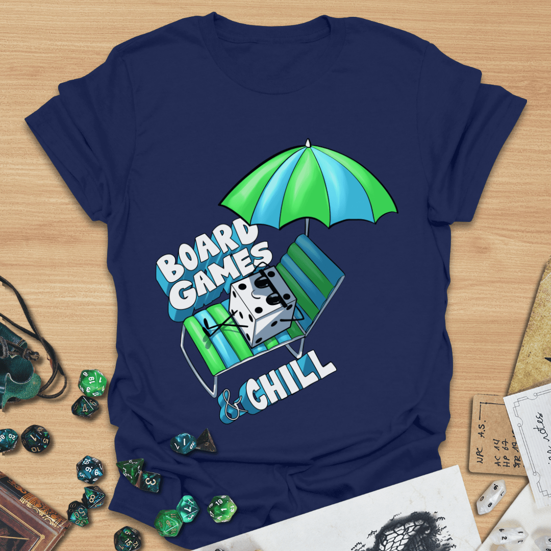 Board Games and Chill Umbrella T-Shirt