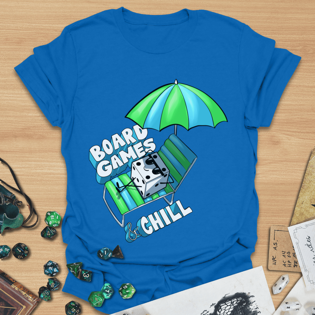 Board Games and Chill Umbrella T-Shirt