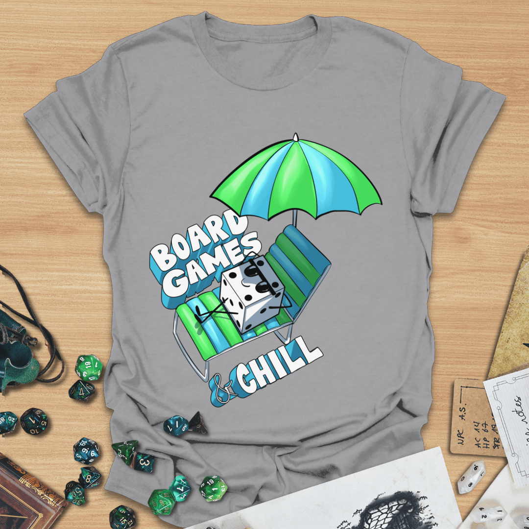 Board Games and Chill Umbrella T-Shirt