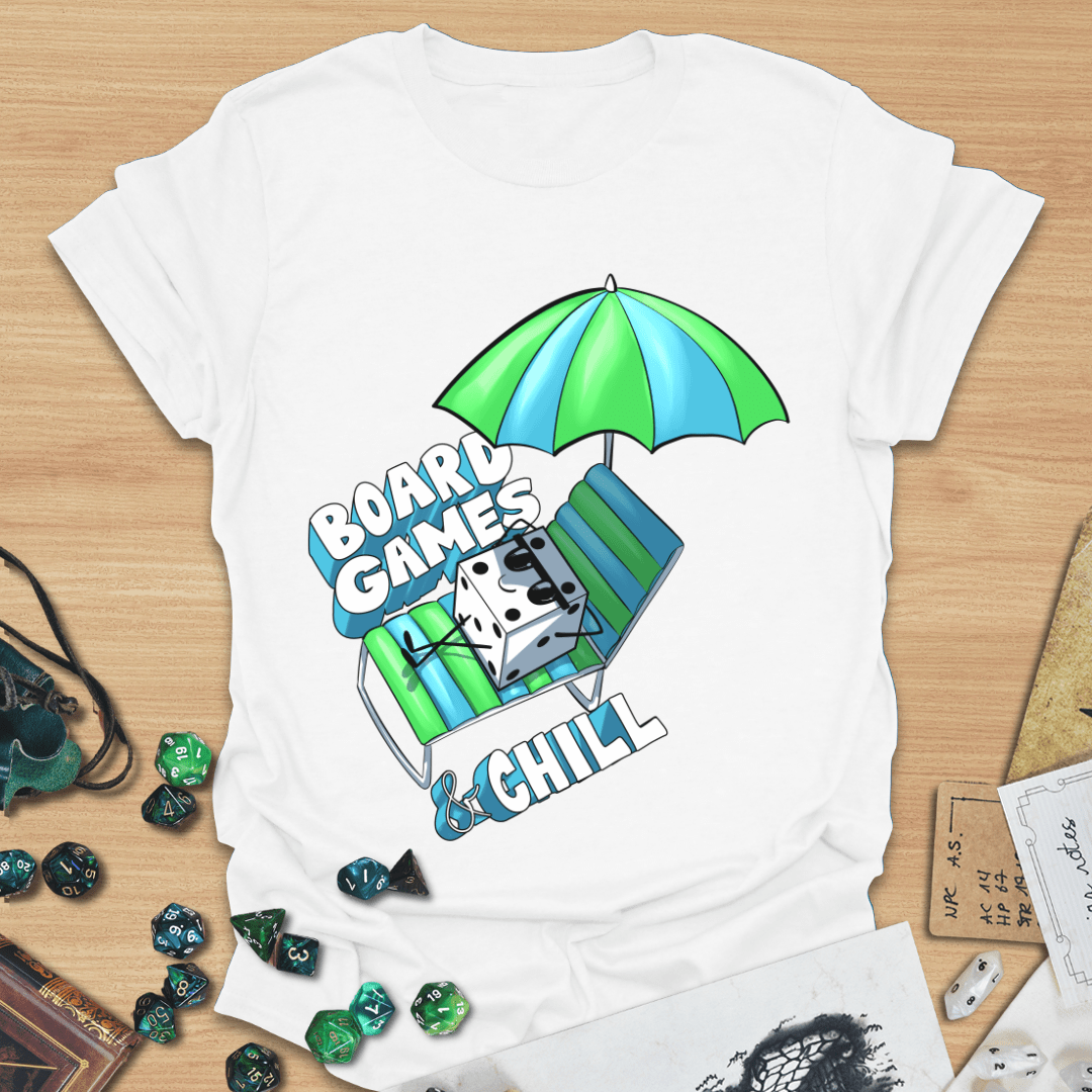 Board Games and Chill Umbrella T-Shirt
