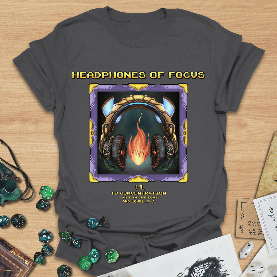 Headphones of Focus T-Shirt