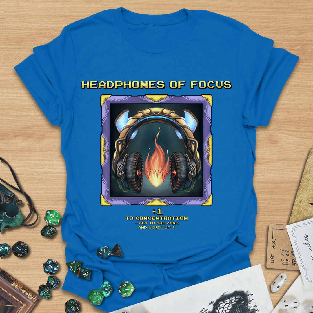 Headphones of Focus T-Shirt