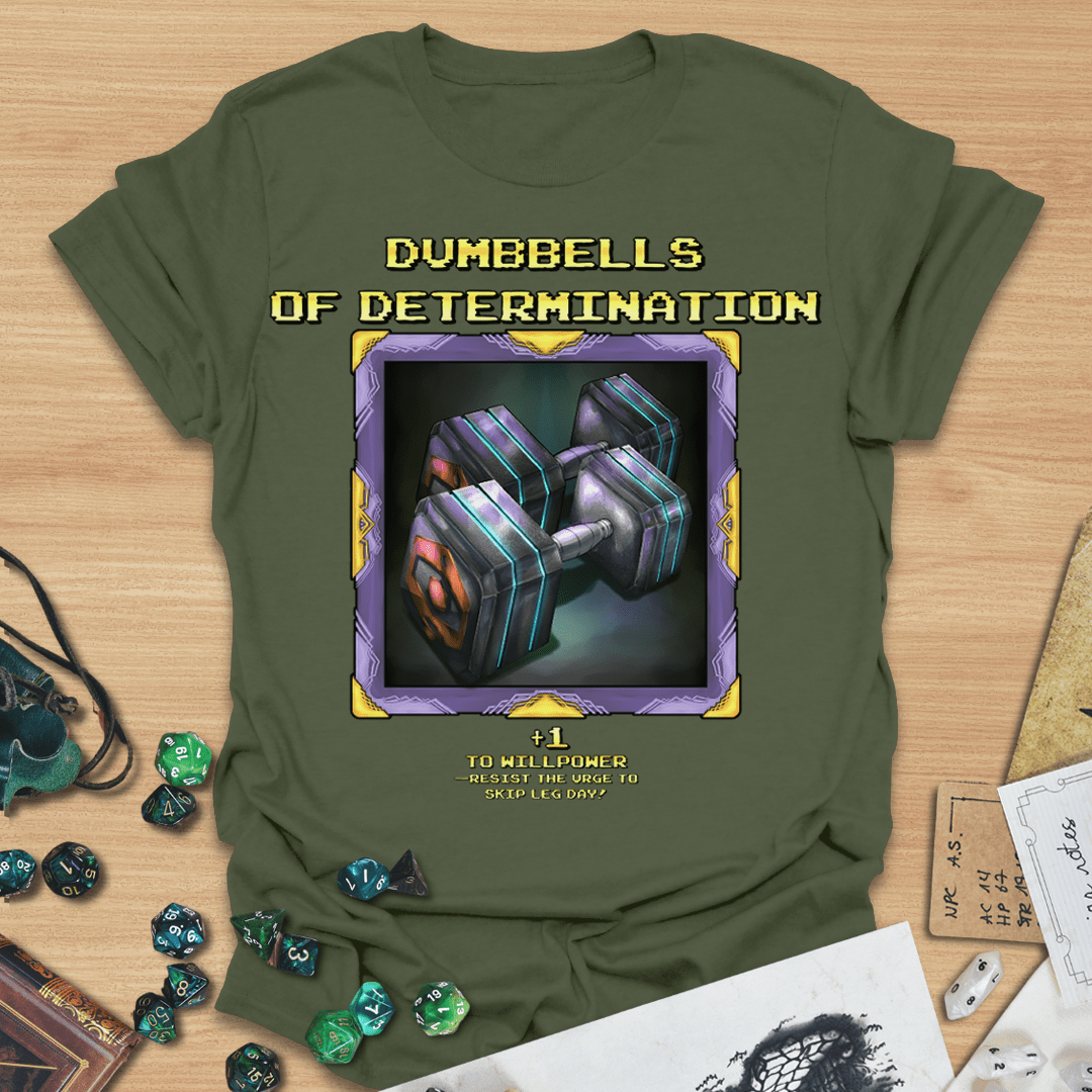 Dumbbells of Determination T-Shirt