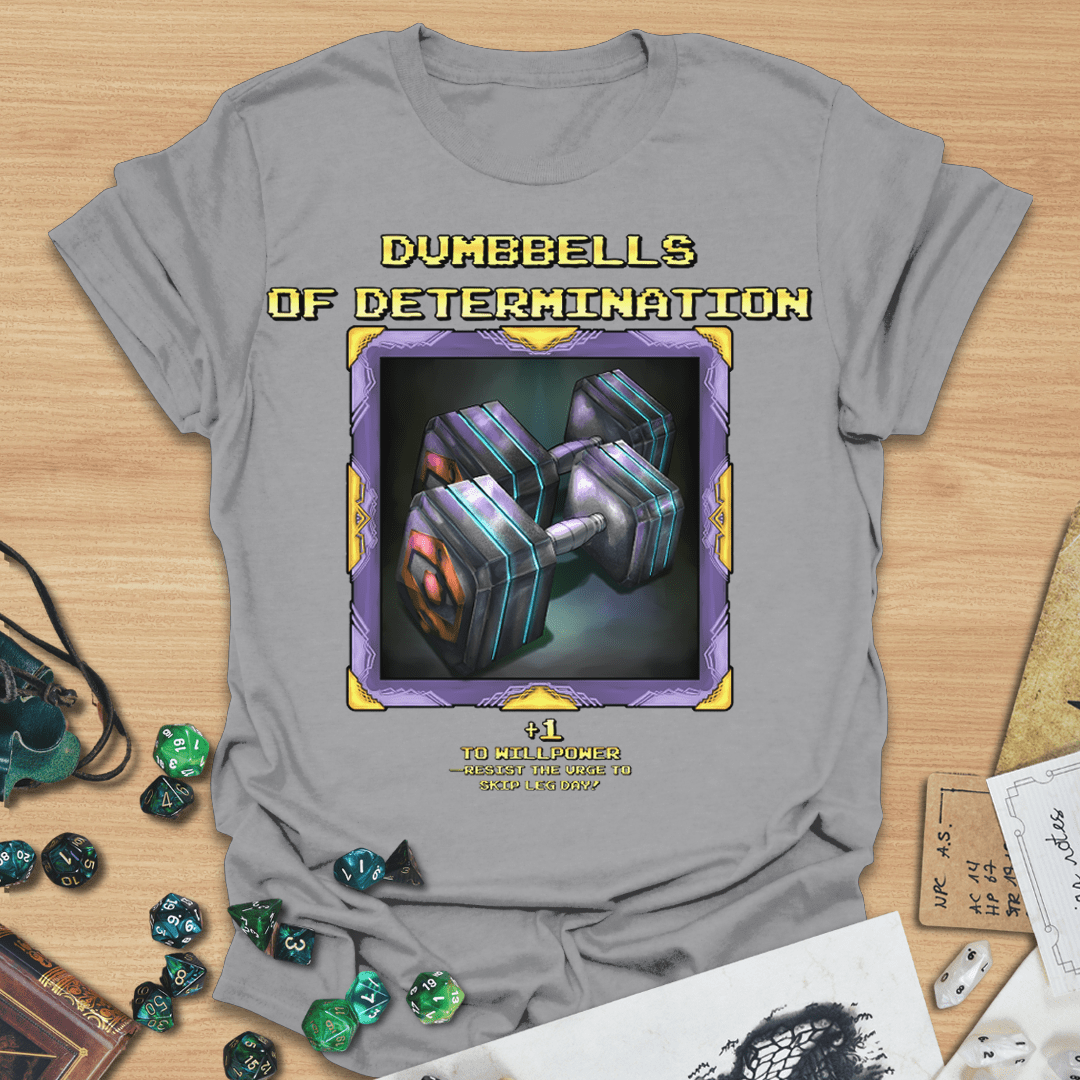 Dumbbells of Determination T-Shirt