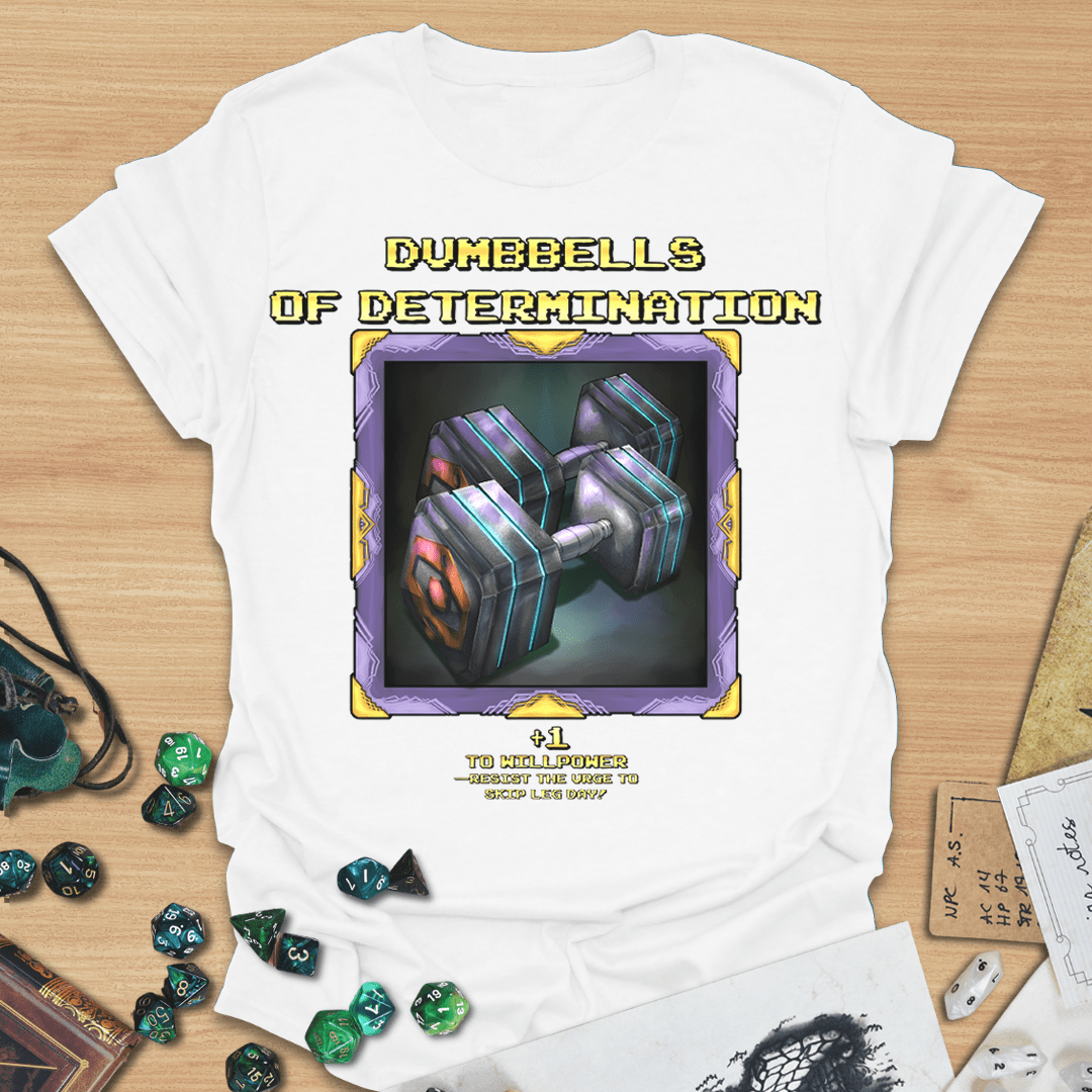 Dumbbells of Determination T-Shirt