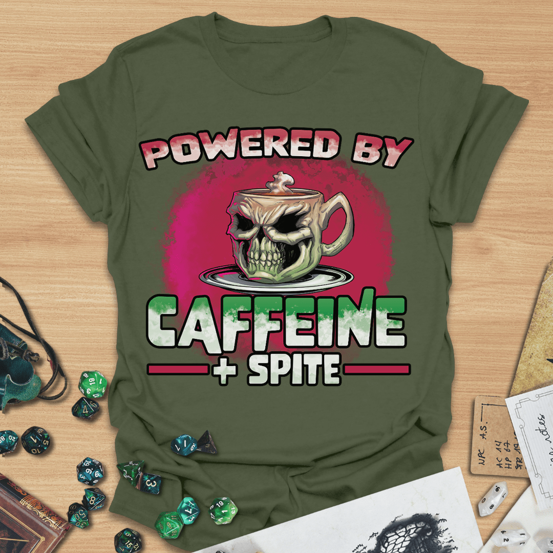 Powered By Caffeine + Spite T-Shirt