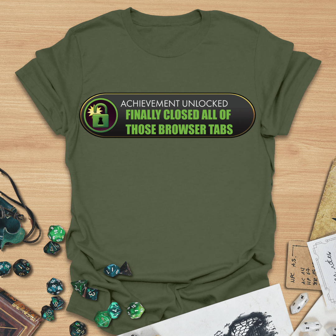 AU Finally Closed Tabs T-Shirt