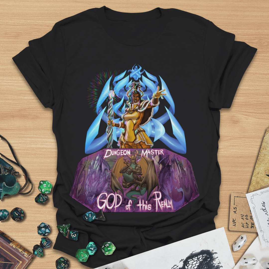 DM God of this Realm Staff T-Shirt