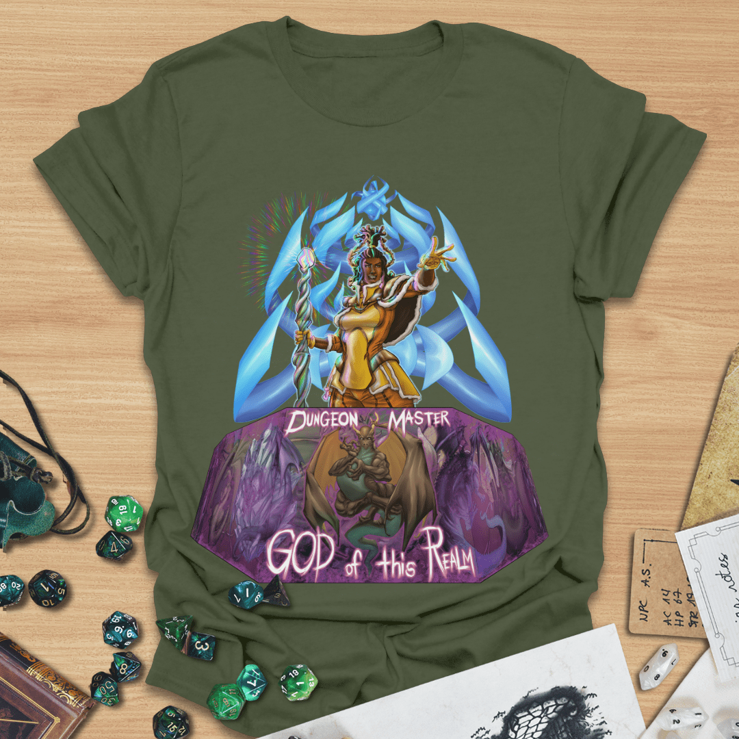 DM God of this Realm Staff T-Shirt