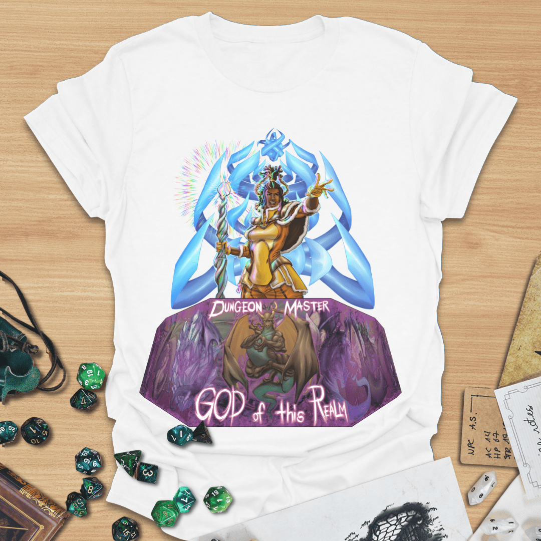 DM God of this Realm Staff T-Shirt