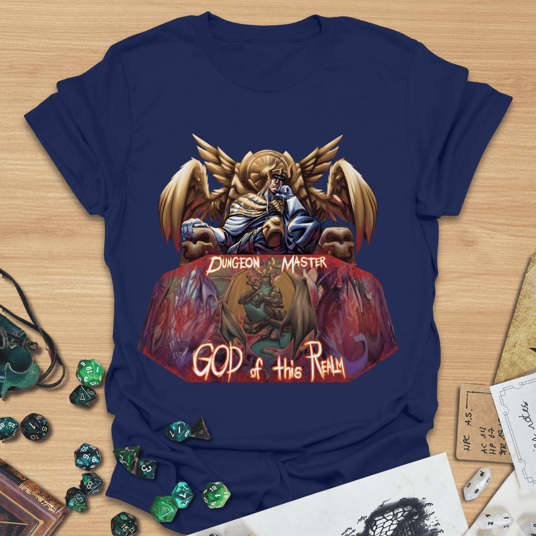 DM God of this Realm Throne T-Shirt