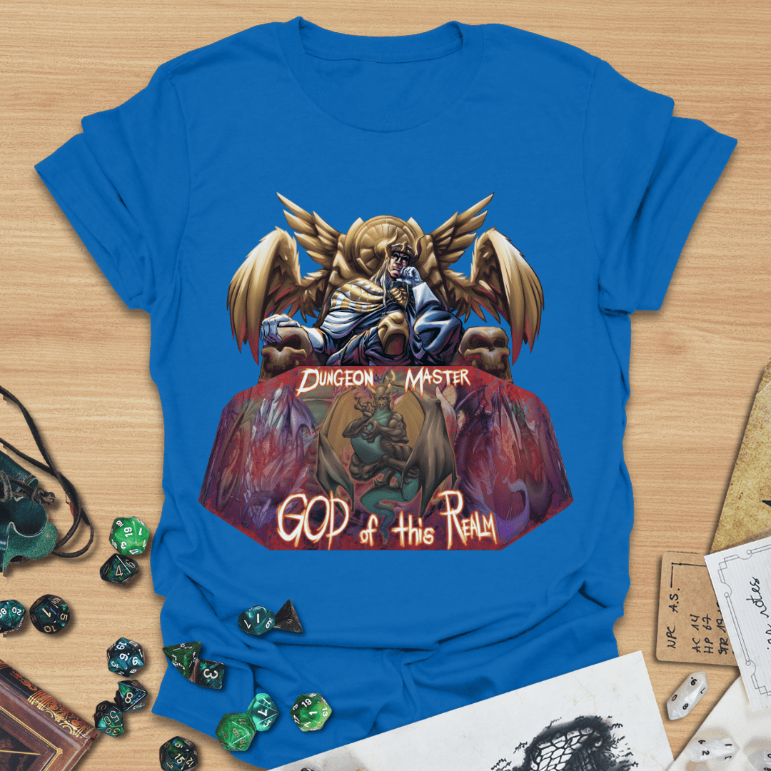 DM God of this Realm Throne T-Shirt
