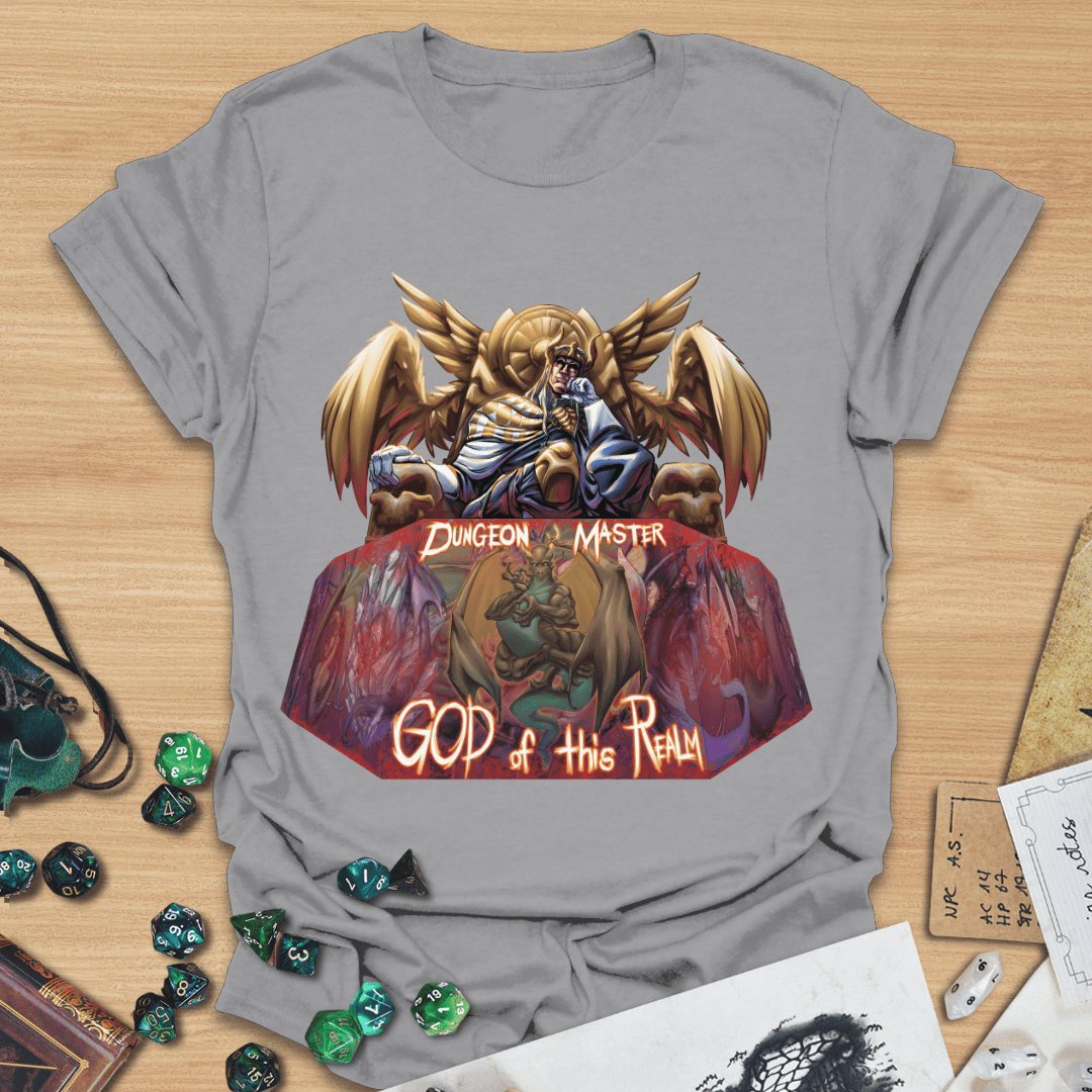 DM God of this Realm Throne T-Shirt