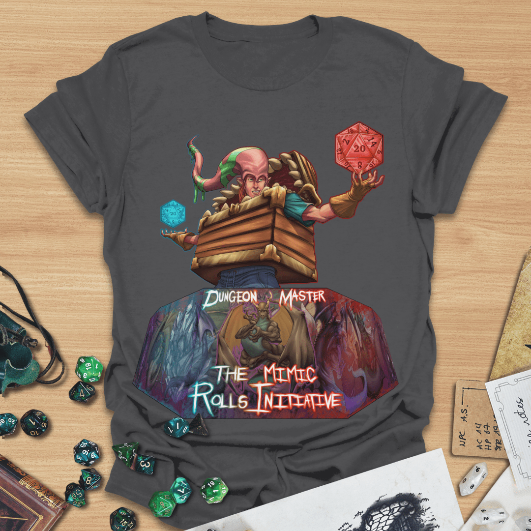 DM Mimic Rolls Initiative T-Shirt