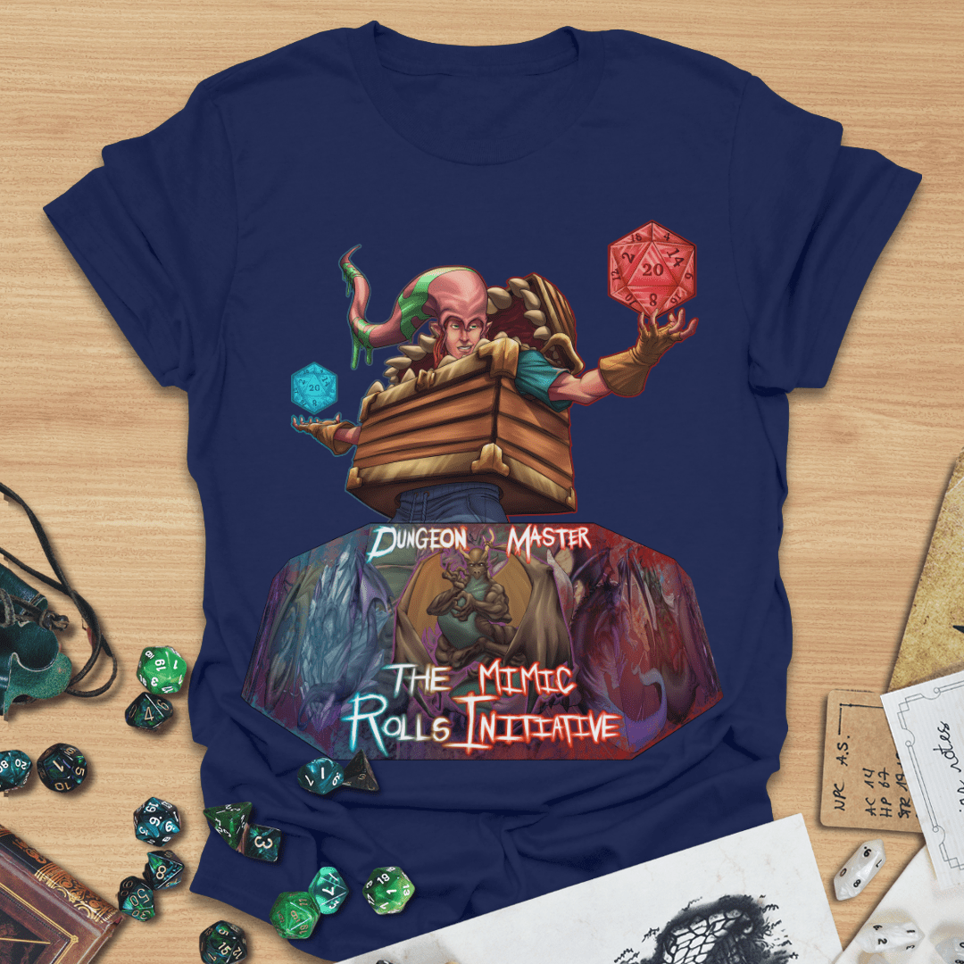 DM Mimic Rolls Initiative T-Shirt