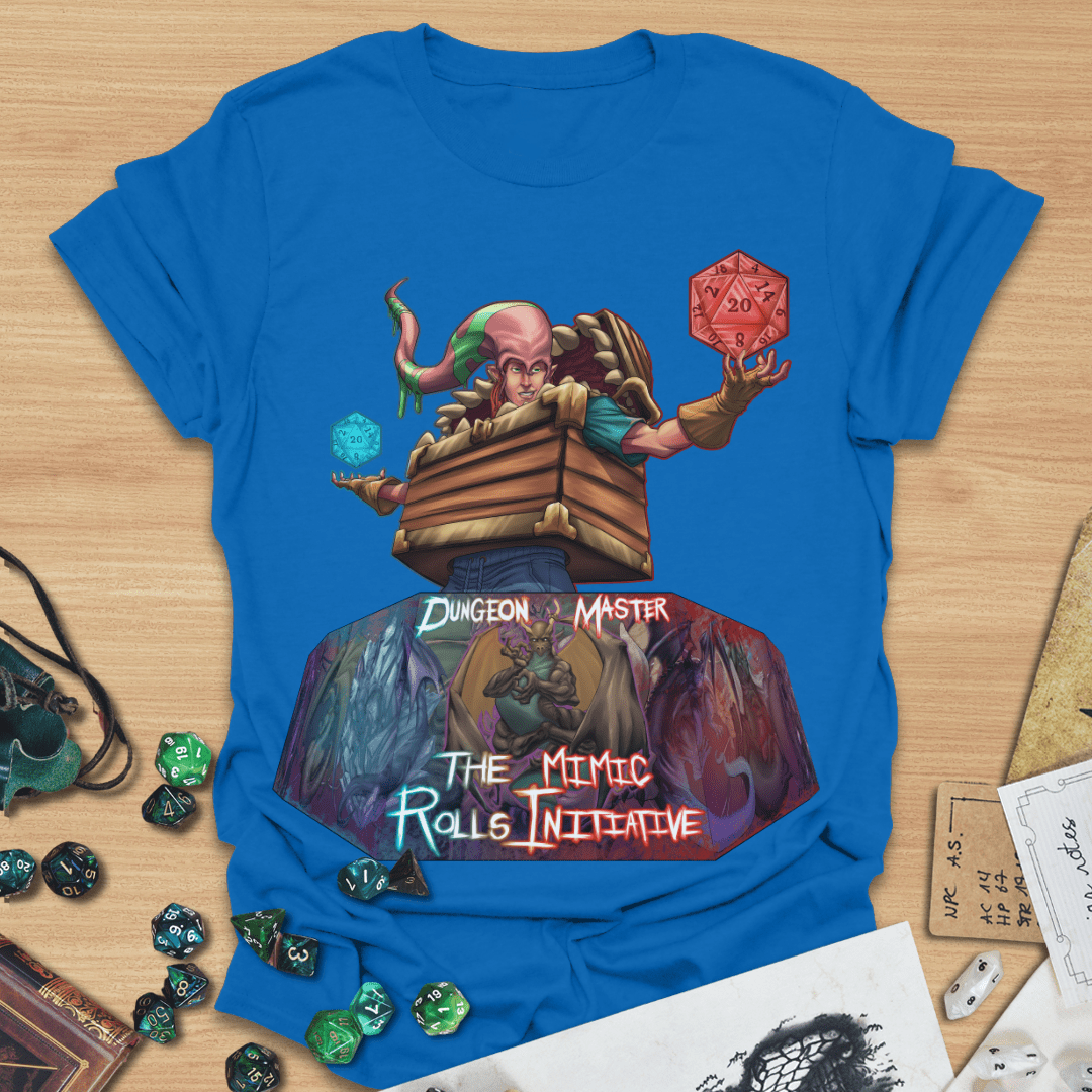 DM Mimic Rolls Initiative T-Shirt