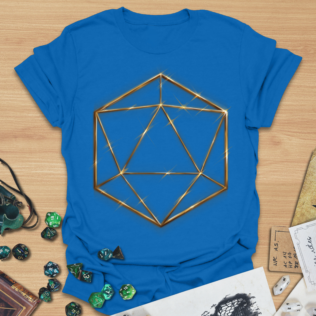 D20 Shapes Golden Wind T-Shirt
