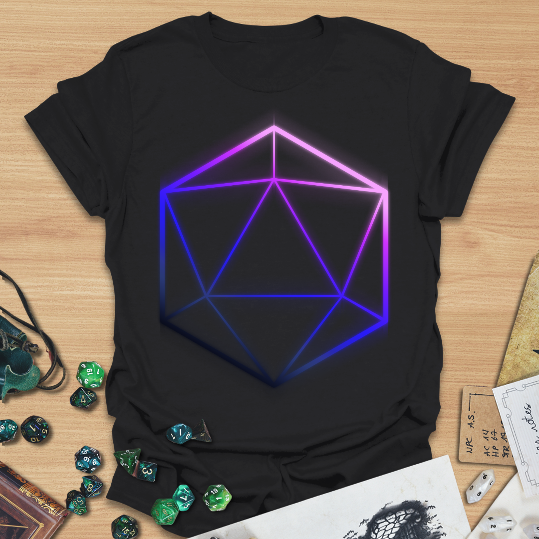 D20 Shapes Purple Haze T-Shirt