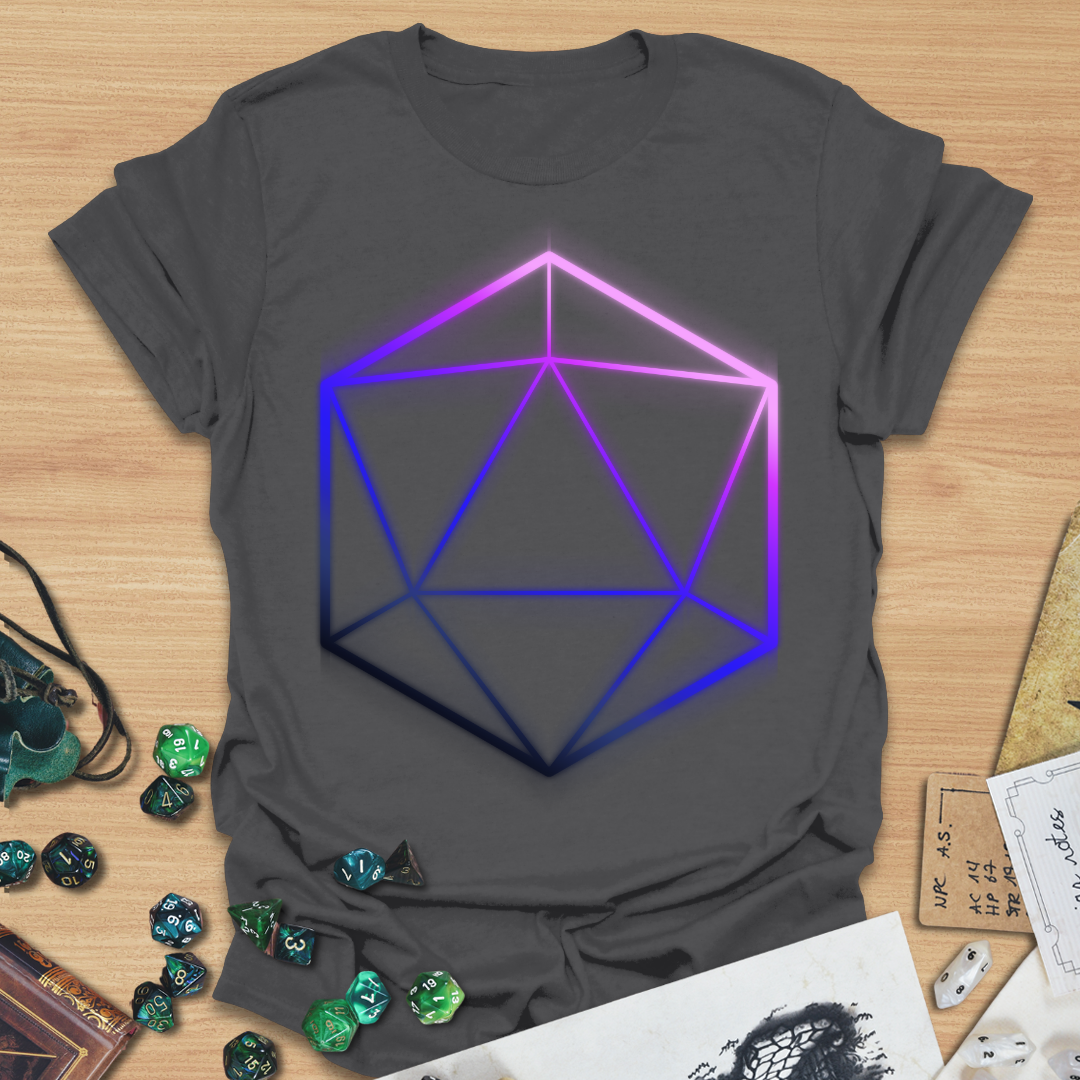 D20 Shapes Purple Haze T-Shirt