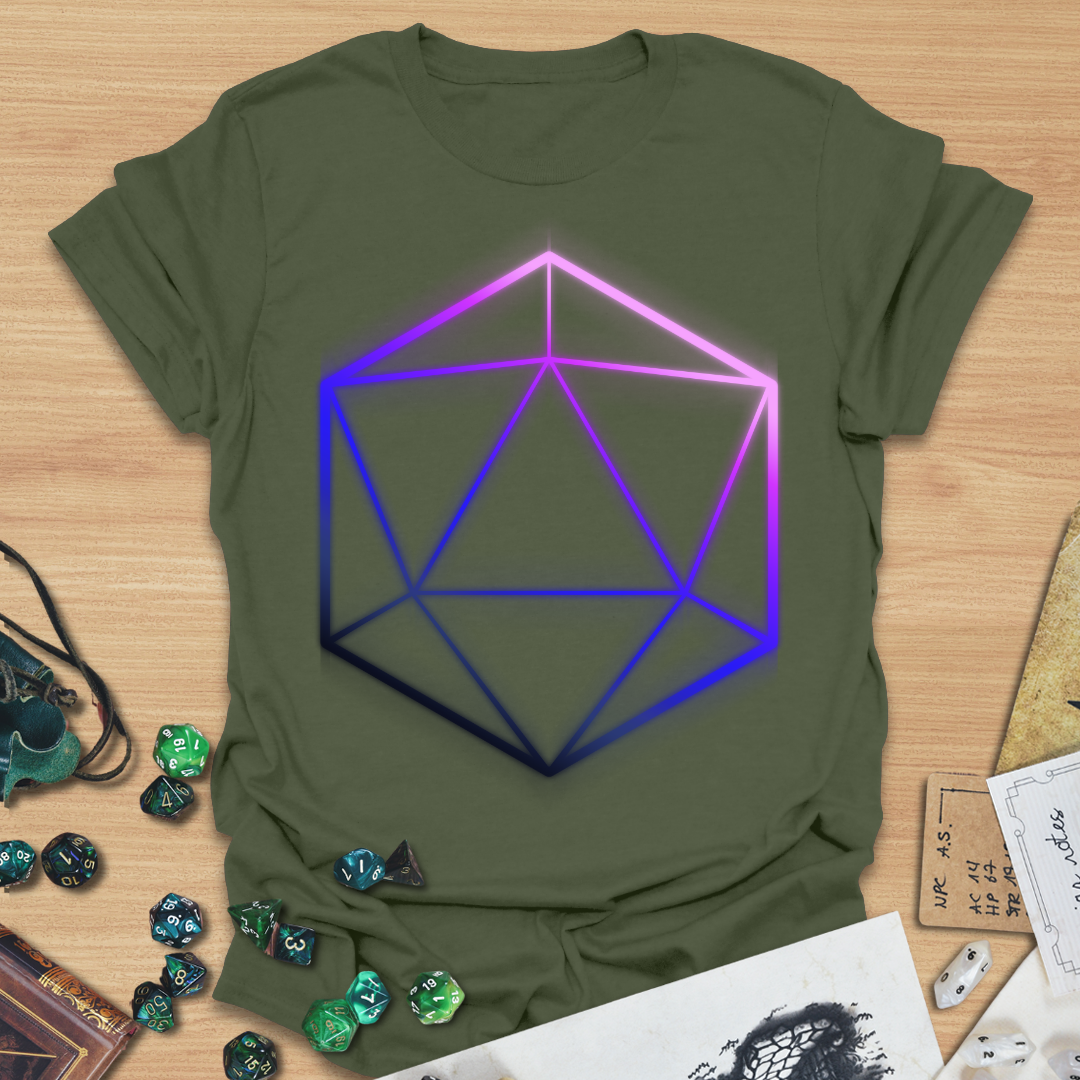 D20 Shapes Purple Haze T-Shirt