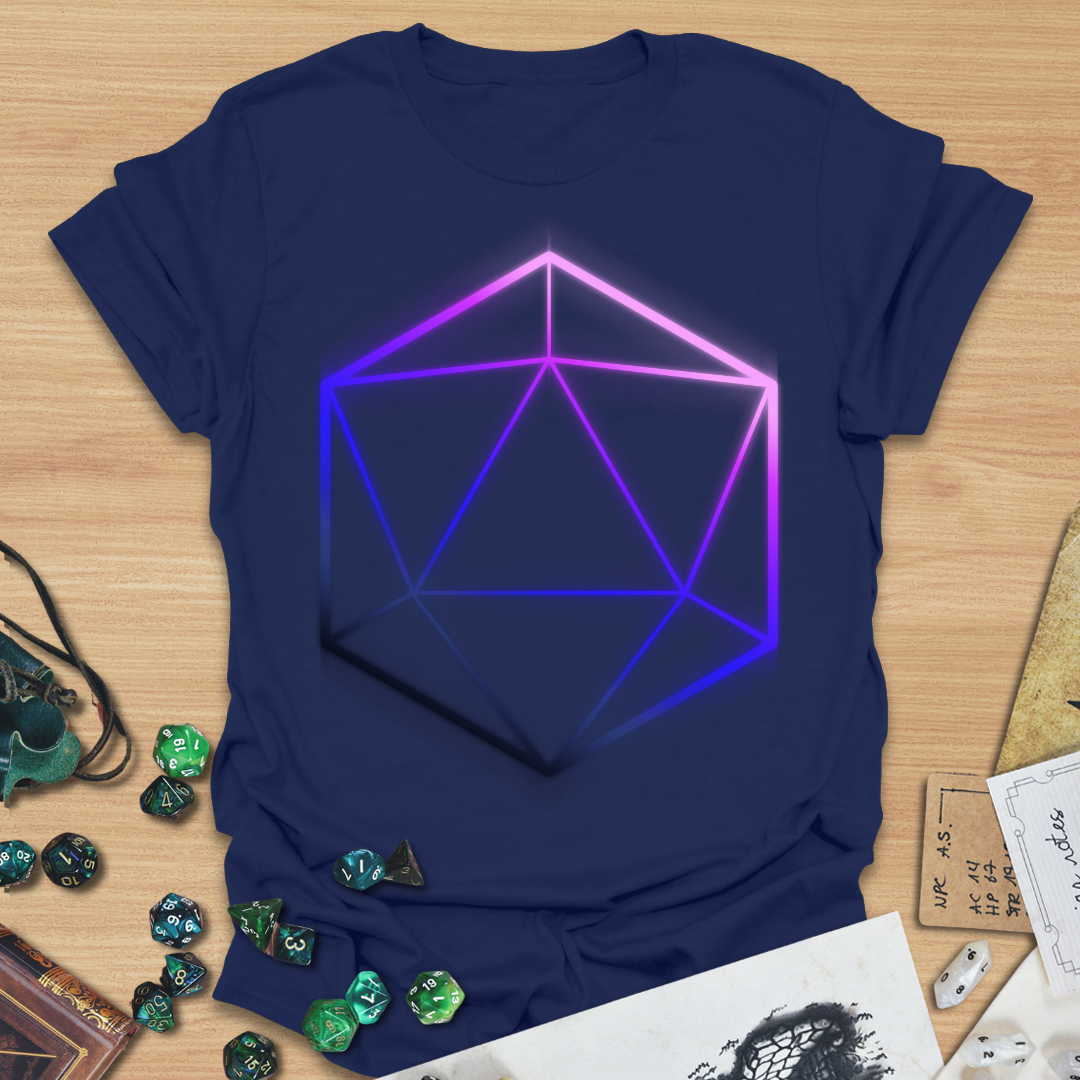 D20 Shapes Purple Haze T-Shirt
