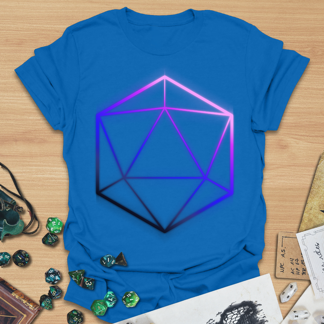 D20 Shapes Purple Haze T-Shirt