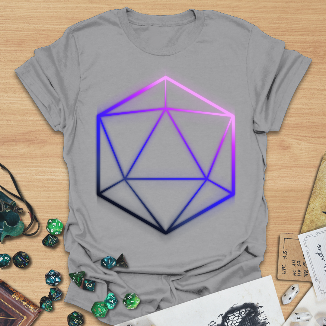 D20 Shapes Purple Haze T-Shirt