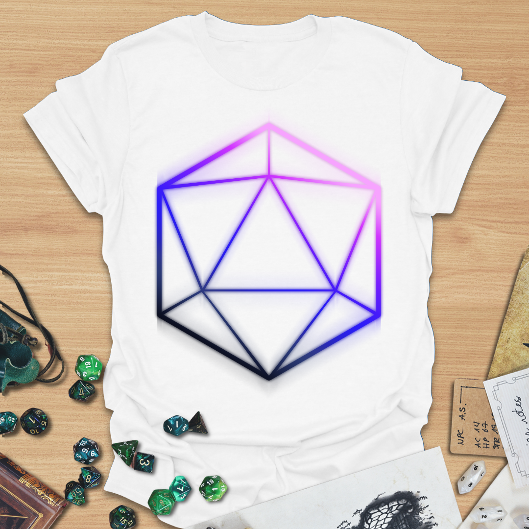 D20 Shapes Purple Haze T-Shirt