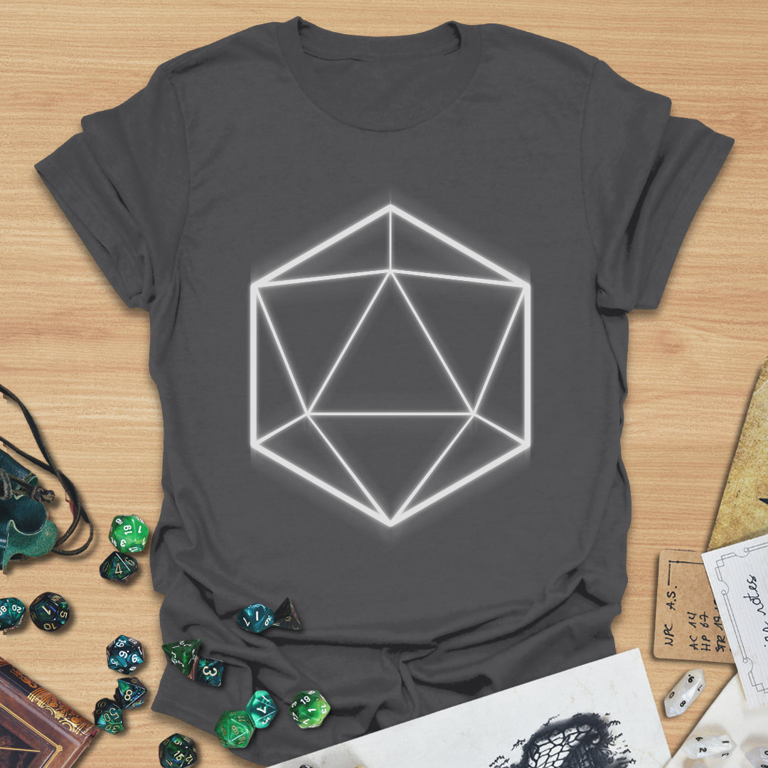 D20 Shapes White T-Shirt