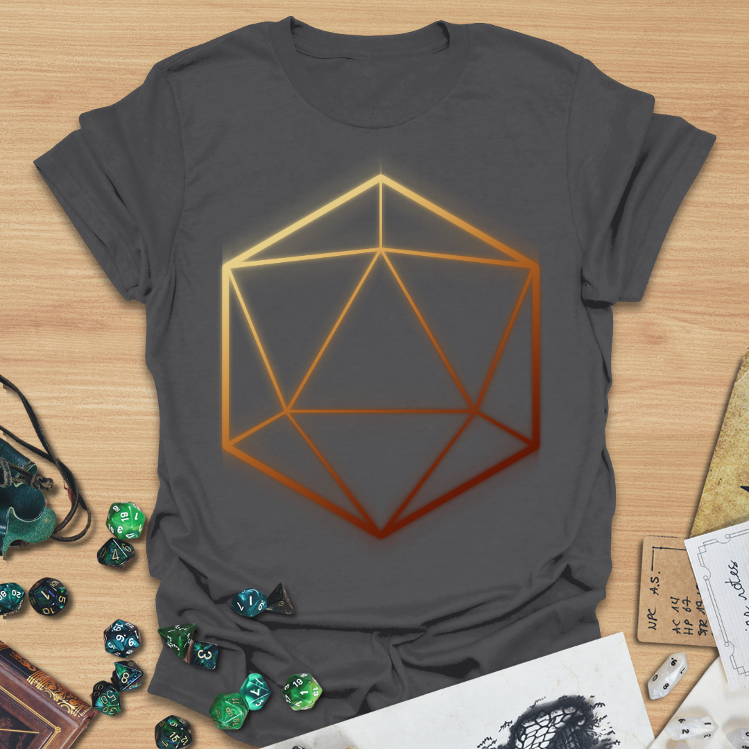 D20 Shapes Sun Rise T-Shirt