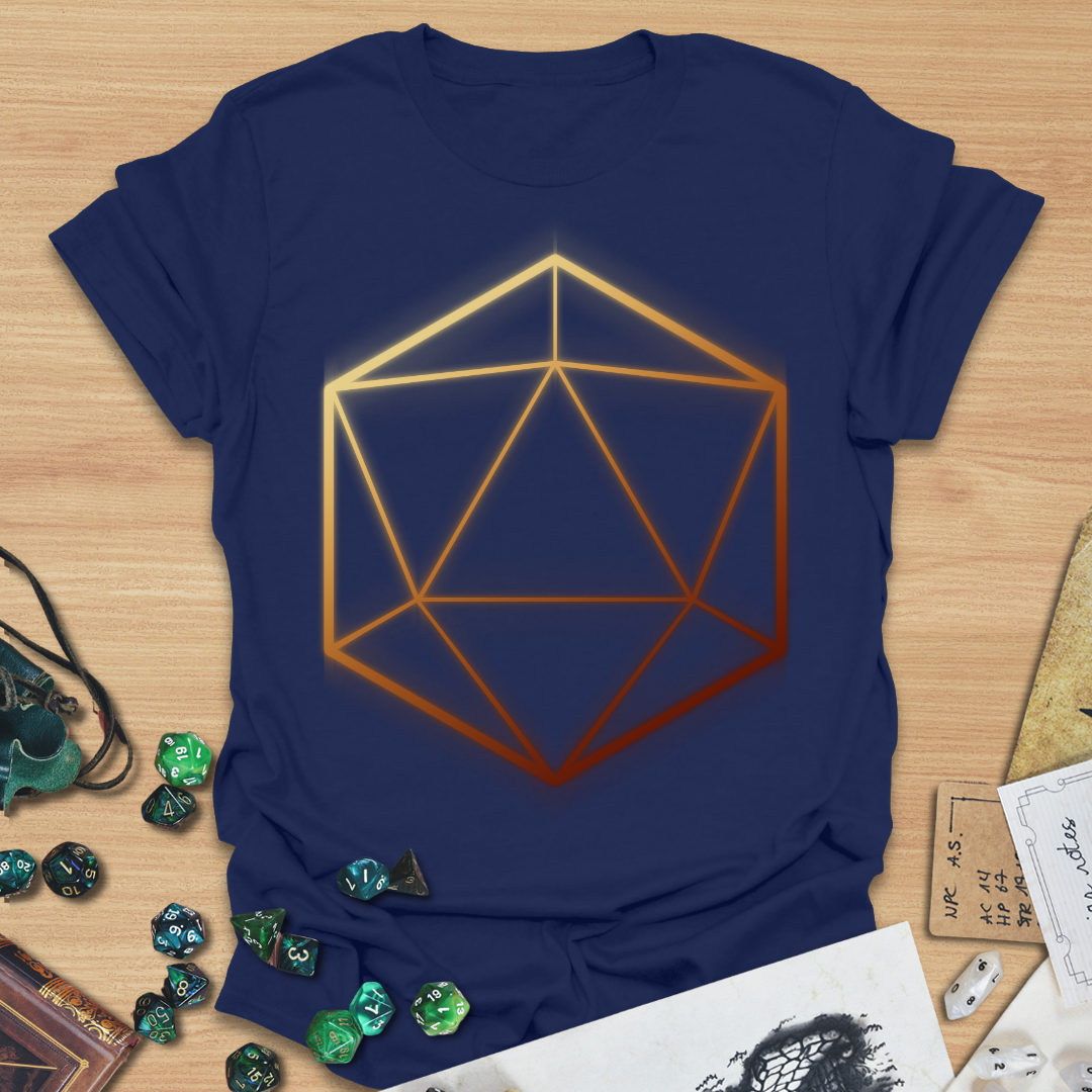 D20 Shapes Sun Rise T-Shirt