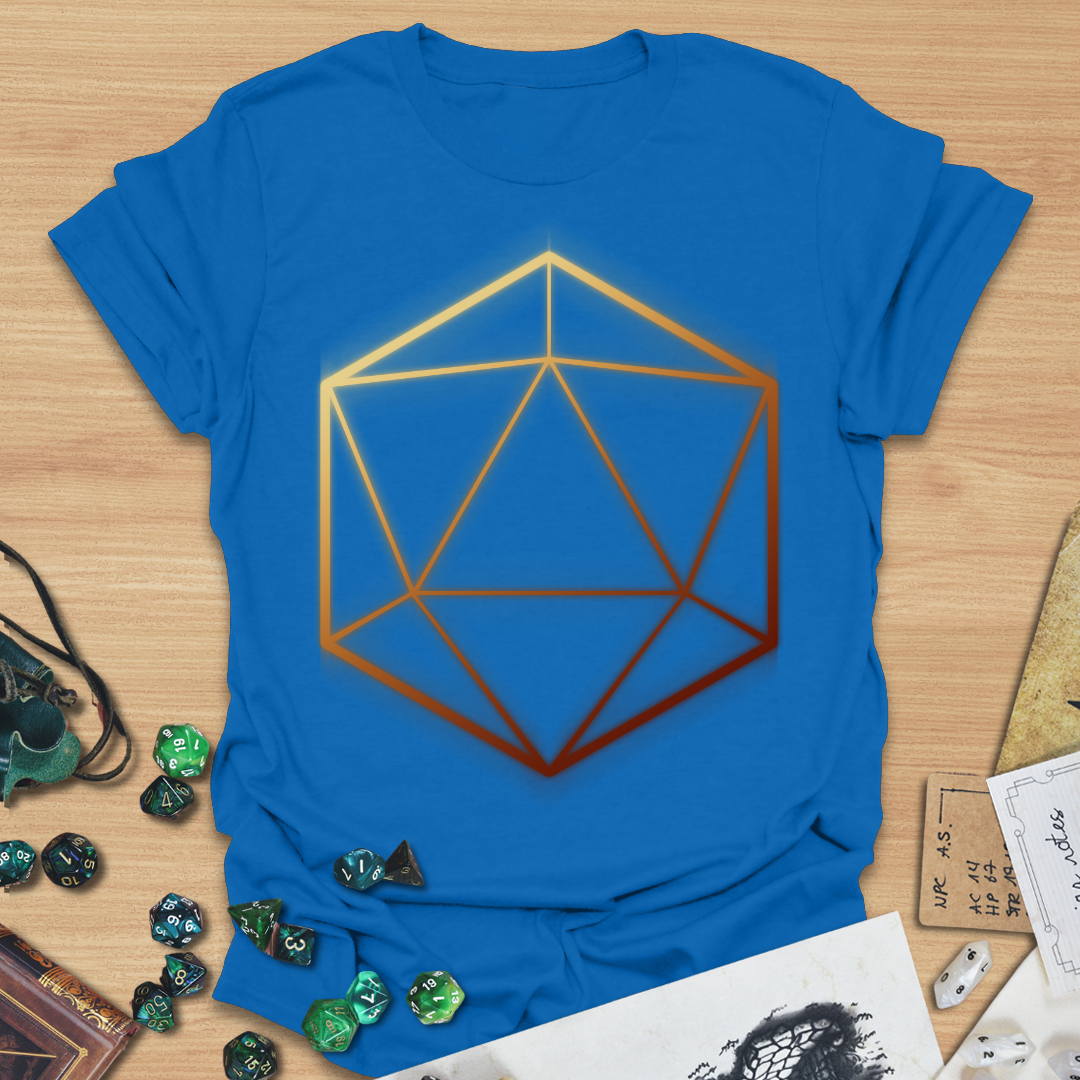 D20 Shapes Sun Rise T-Shirt