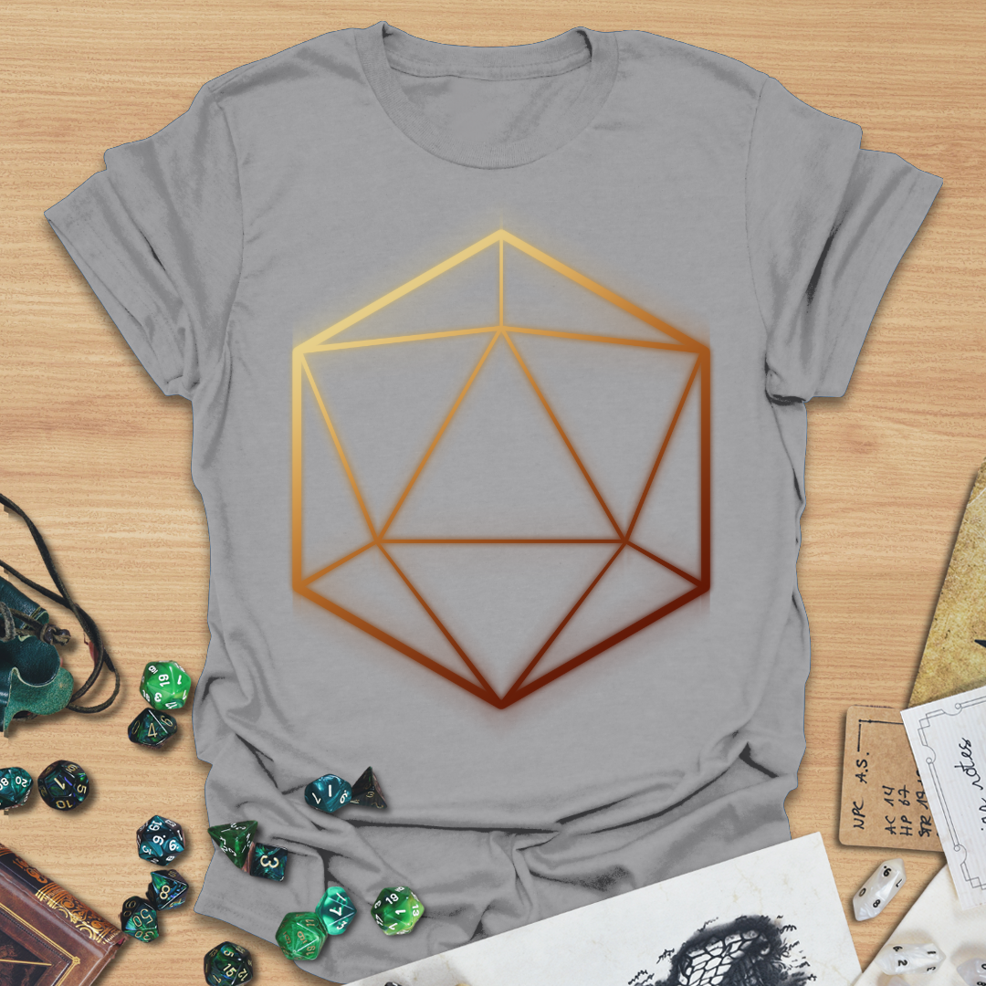 D20 Shapes Sun Rise T-Shirt