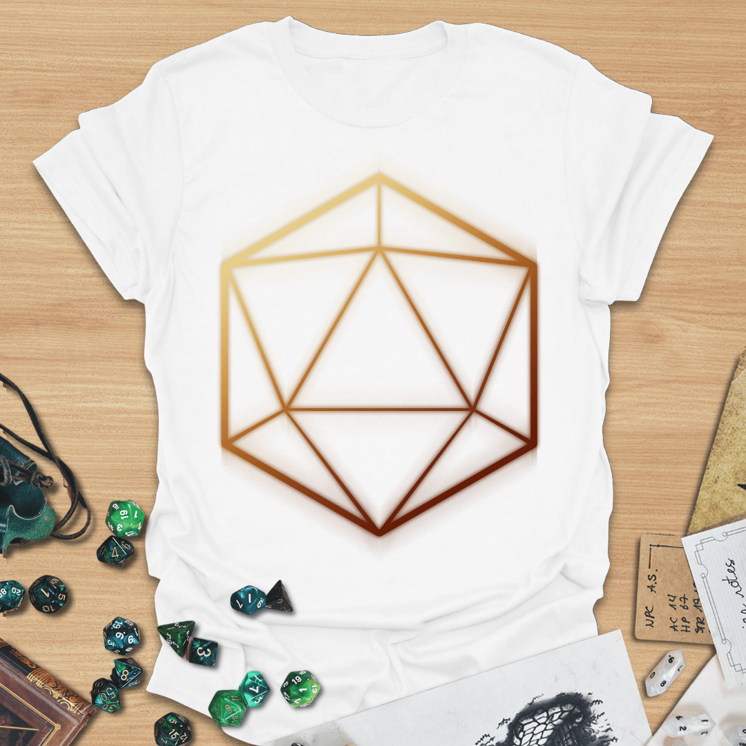 D20 Shapes Sun Rise T-Shirt