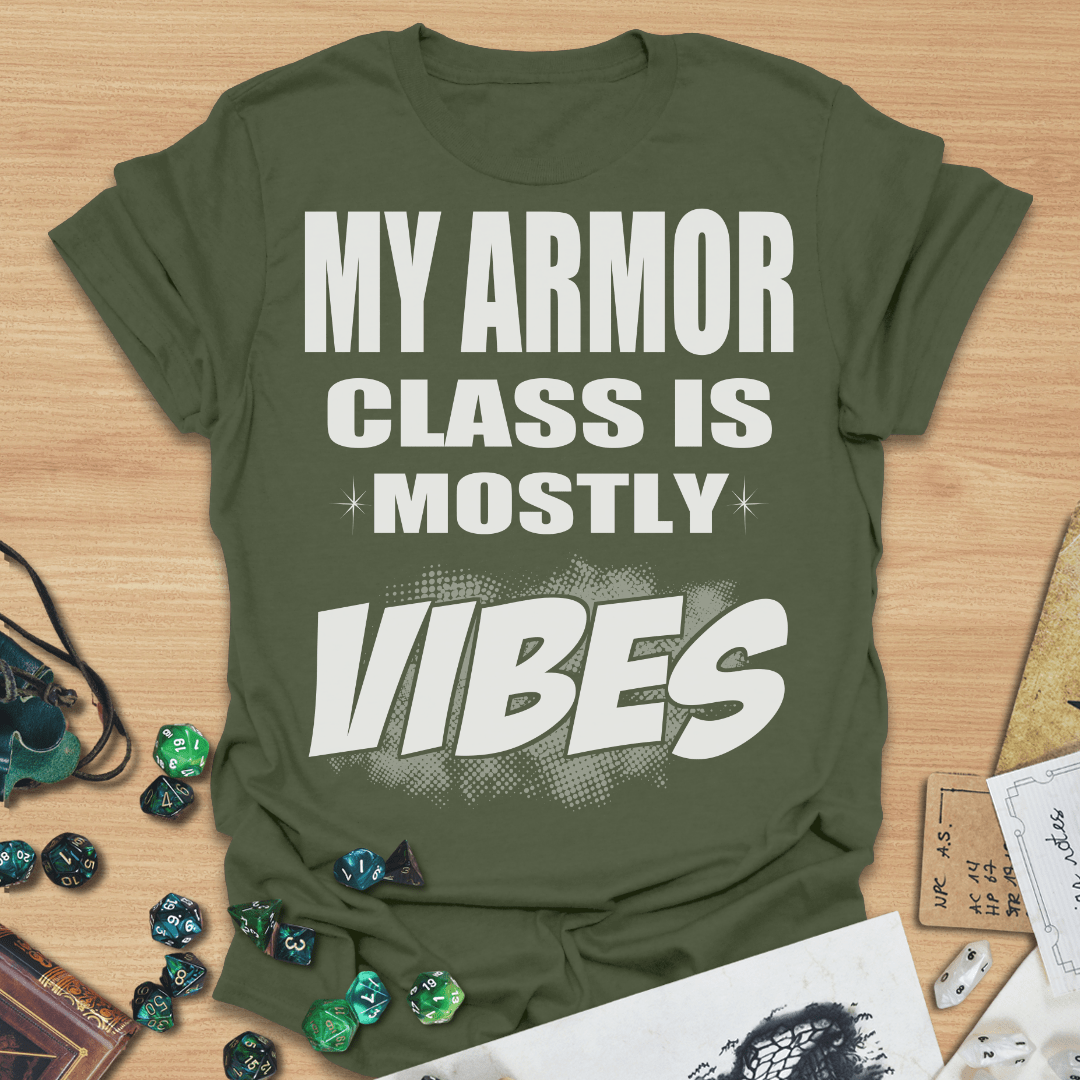 My Armor Class Is Mostly Vibes TXT T-Shirt