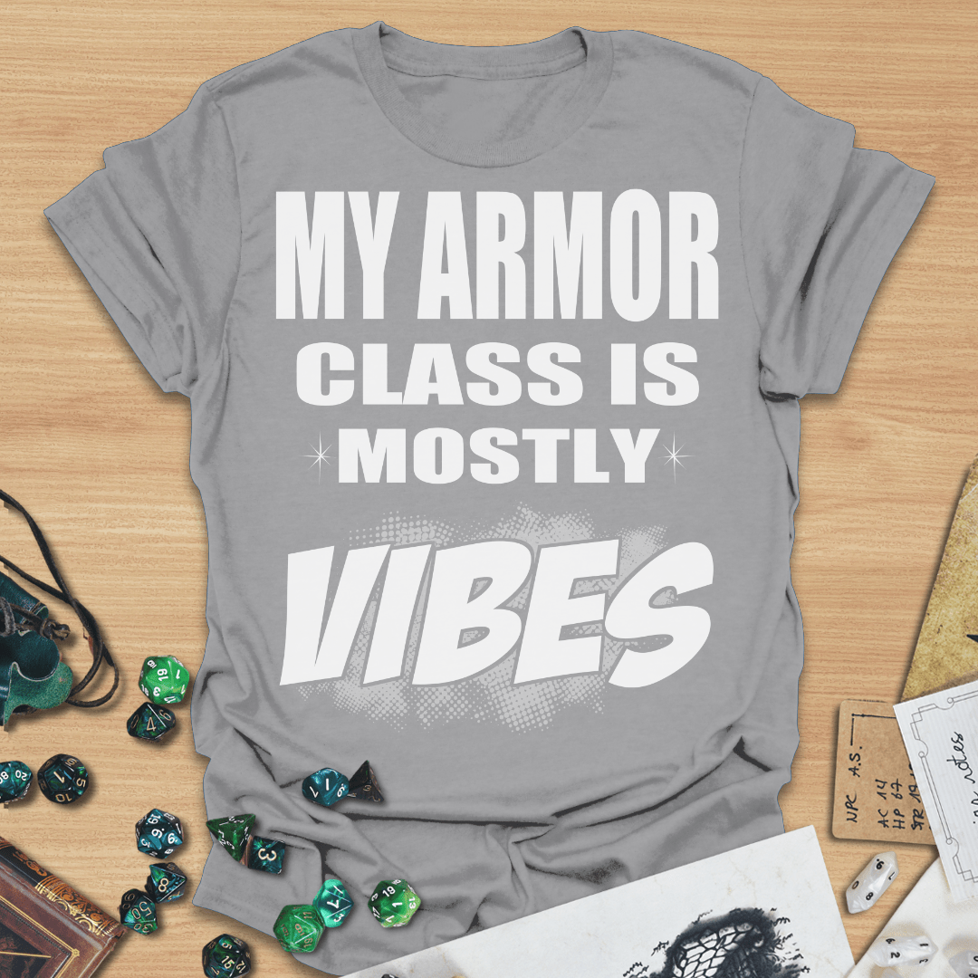 My Armor Class Is Mostly Vibes TXT T-Shirt
