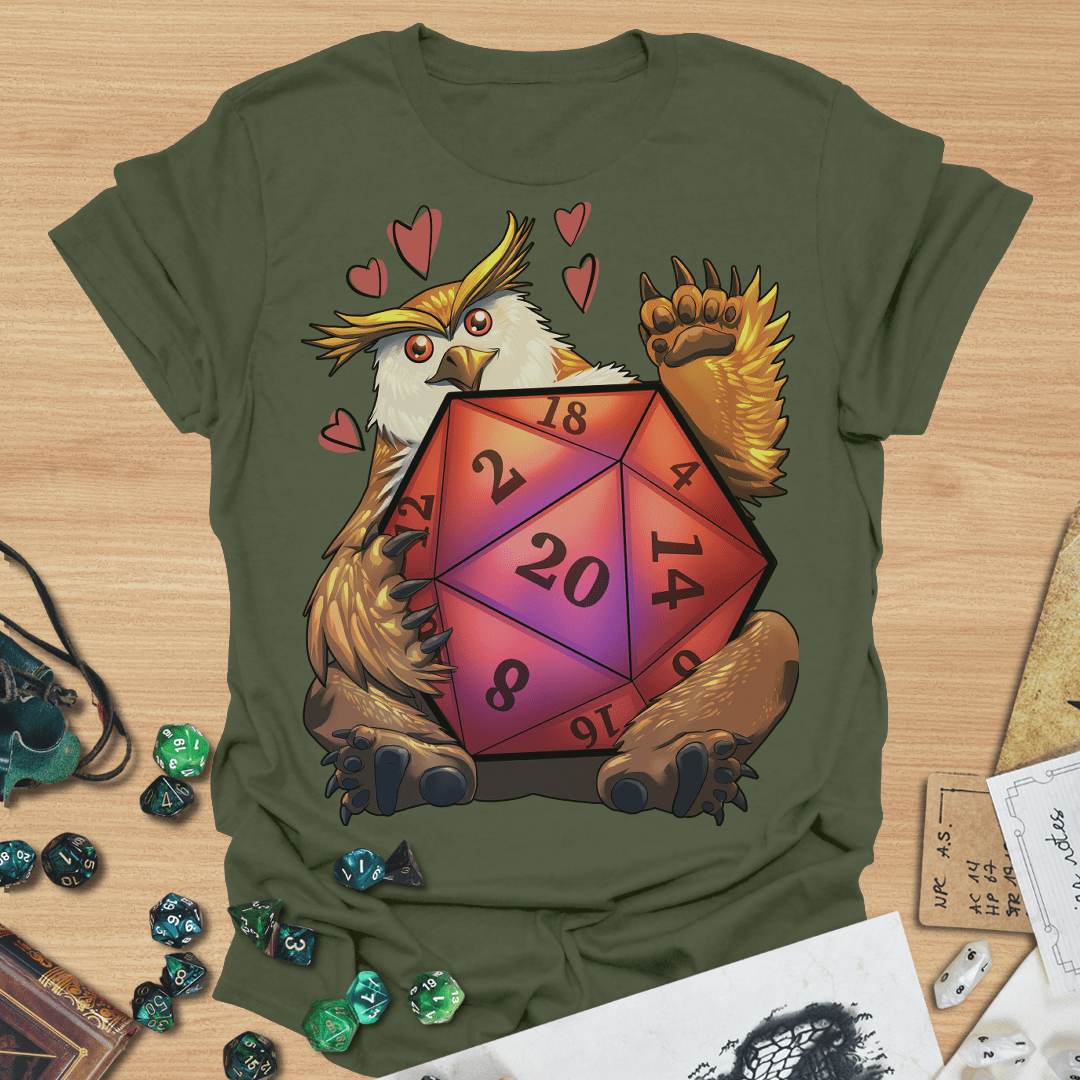 Owlbear D20 T-Shirt