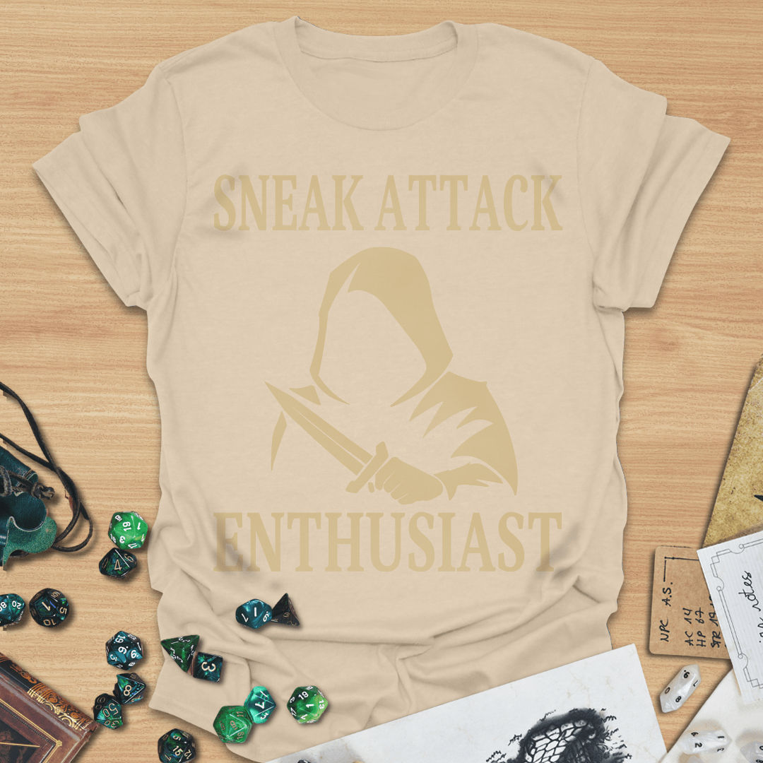 Sneak Attack Enthusiast Retro T-Shirt
