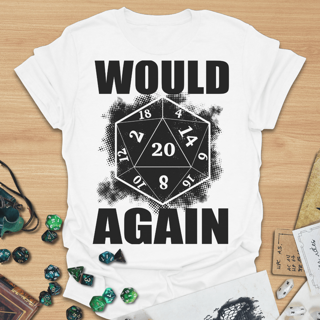 Would D20 Again TXT T-Shirt