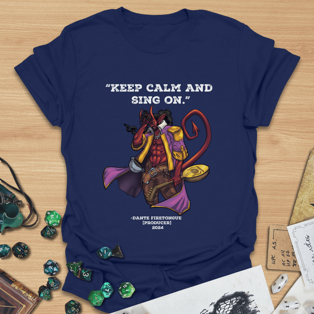 Keep Calm and Sing On T-Shirt