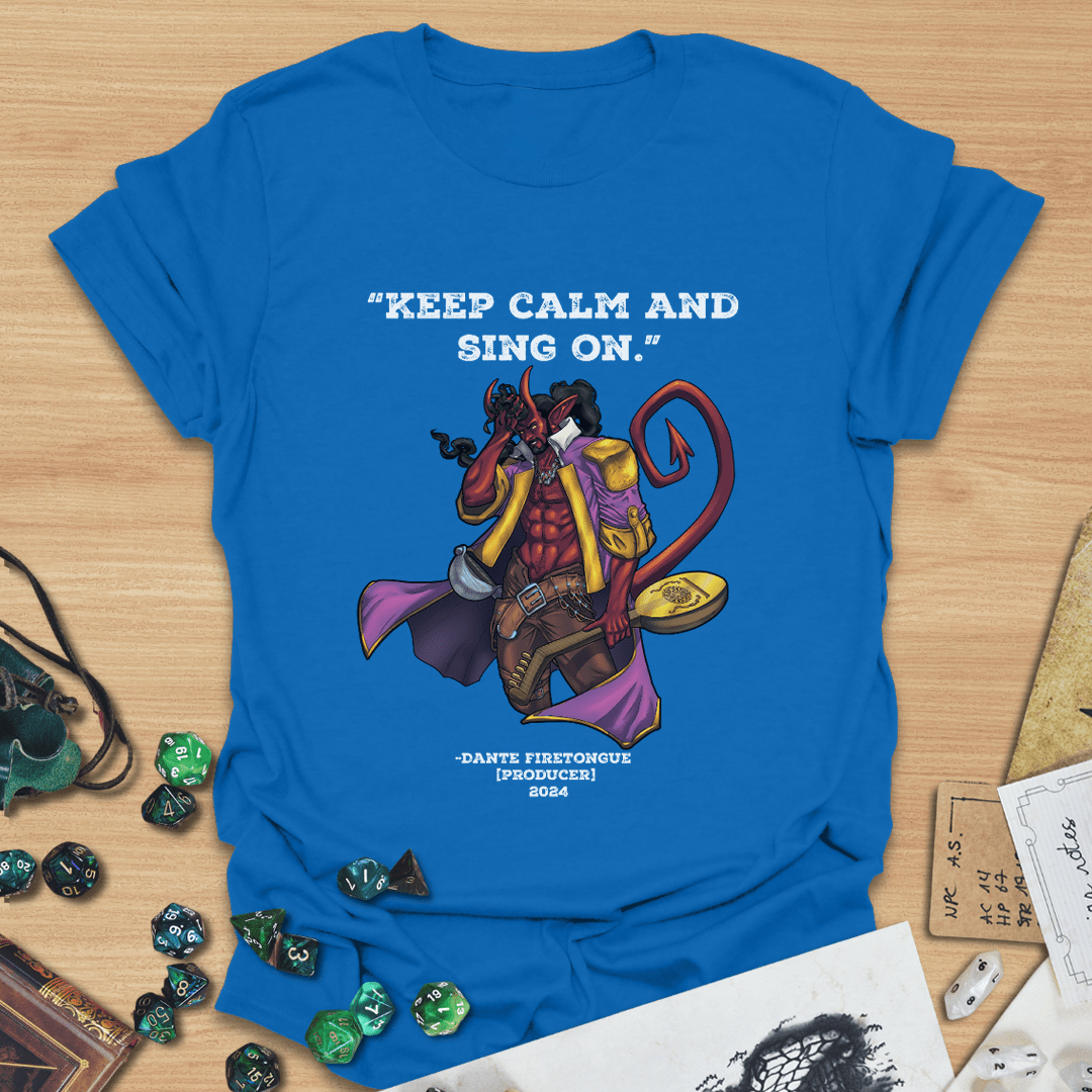 Keep Calm and Sing On T-Shirt