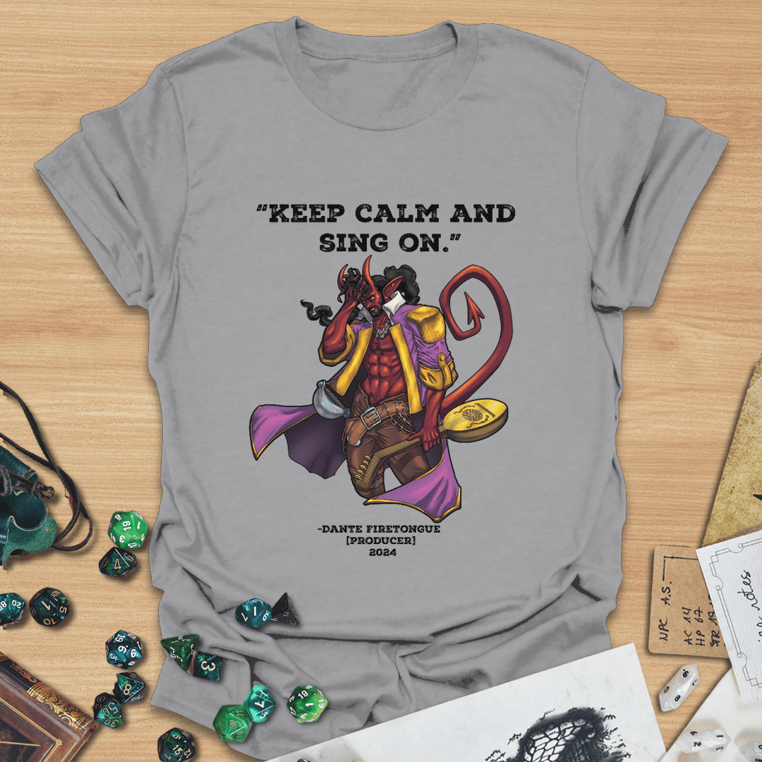 Keep Calm and Sing On T-Shirt