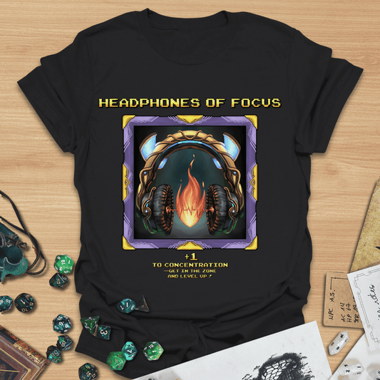 Headphones of Focus T-Shirt