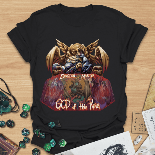 DM God of this Realm Throne T-Shirt